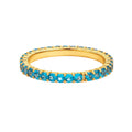 Tourqise tennis ring