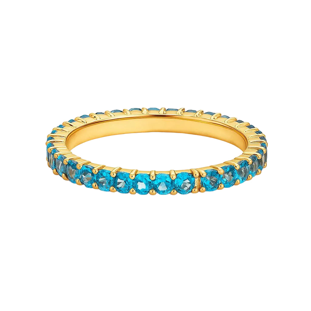 Tourqise tennis ring