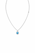 Cairo Azure Oval Necklace