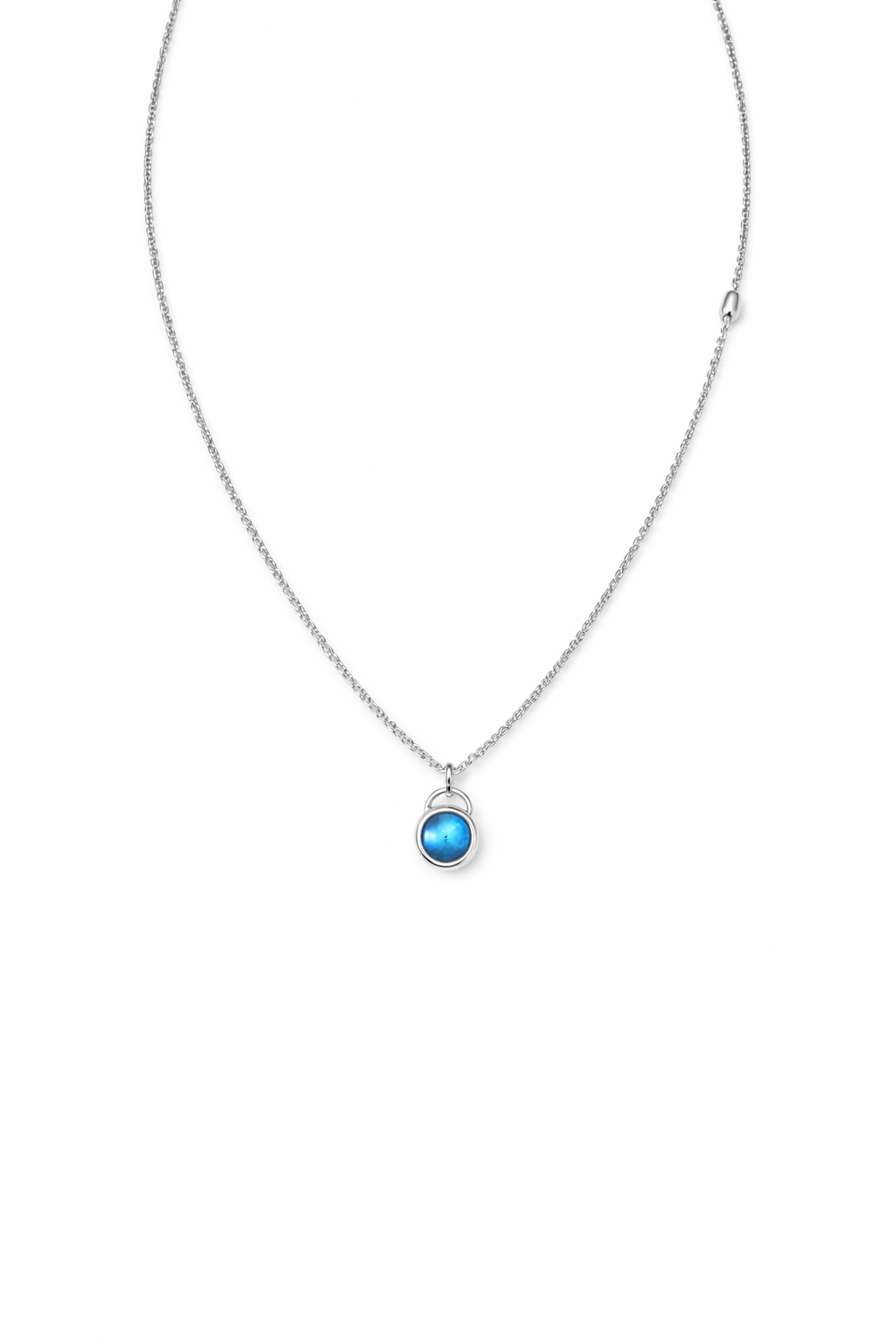 Cairo Azure Oval Necklace