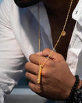 The Gold stone Necklace