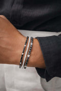The white black sand tennis bracelets